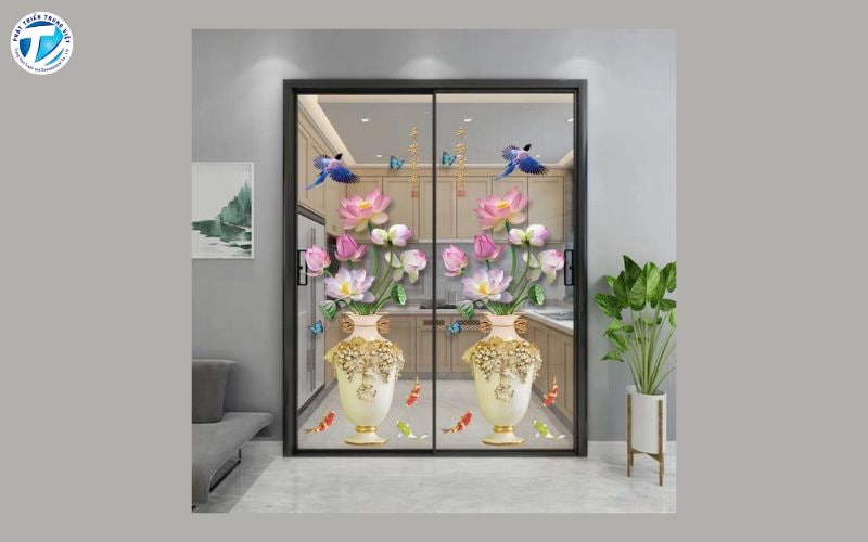 Decal dán kính thẩm mỹ